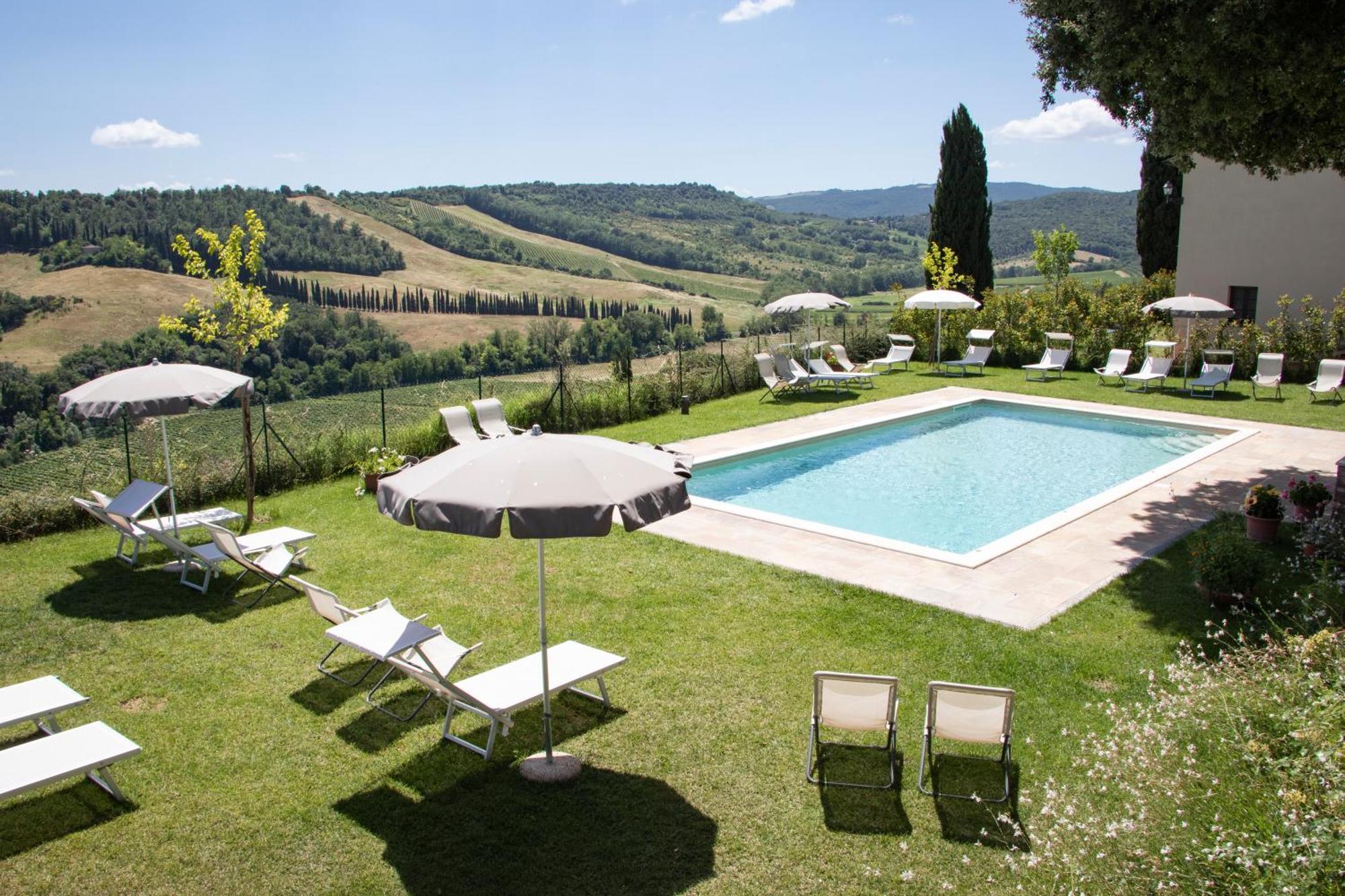 Agriturismo Castello Di Montauto サン・ジミニャーノ エクステリア 写真
